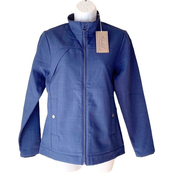 Tri-Mountain Gold Women's Coat‎ Jacket NWT Blue XS - Picture 1 of 9